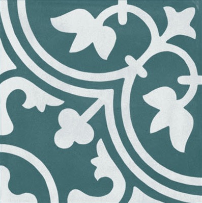 Fliese Patchwork Dekor Zementoptik blau Contrasti Ottanio Decoro Mix Ragno by Marazzi