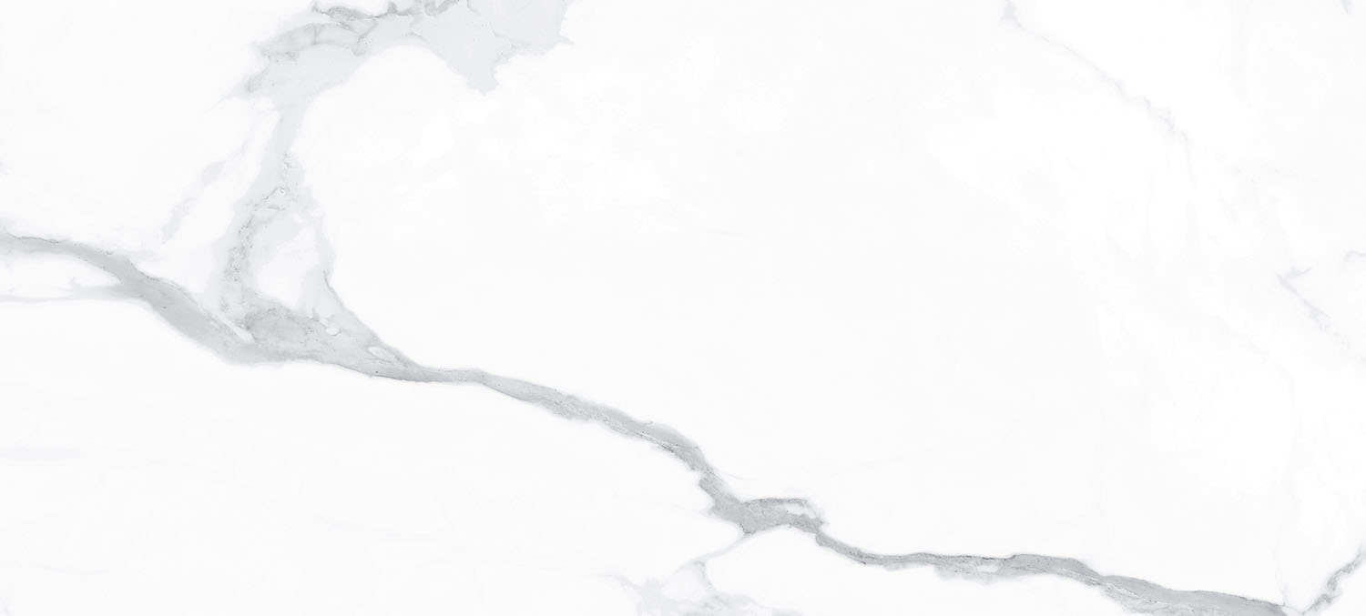 Wandfliese weiß marmoriert Calacatta-Marmoroptik gloss 33,3x100 cm "Artemisa Blanco" rektifiziert