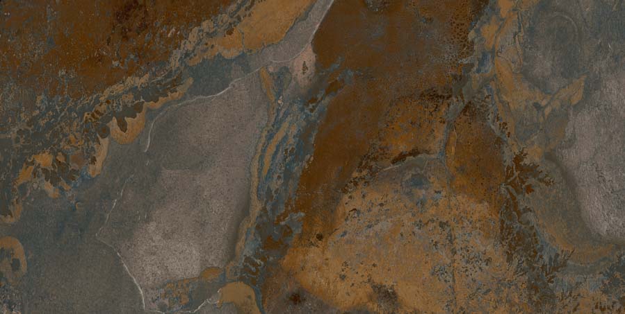 ABVERKAUF Fliese Steinoptik rustikal rot braun 60x120 cm "Bor Musgo" rektifiziert