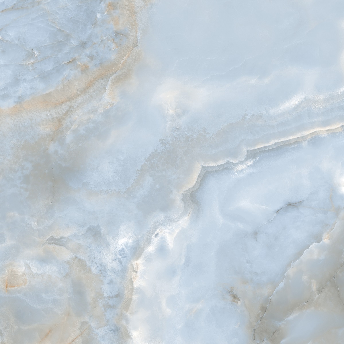 Fliese Achat-Optik grau-blau marmoriert glänzend poliert kalibriert Onix Pearl