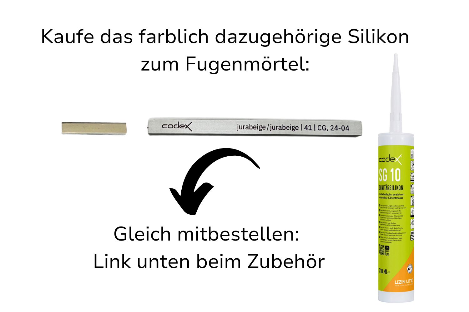 Fugenmörtel für Fliesen & Naturstein "Codex Brillant Cristal" jurabeige | schnell erhärtend flexibel 5 kg