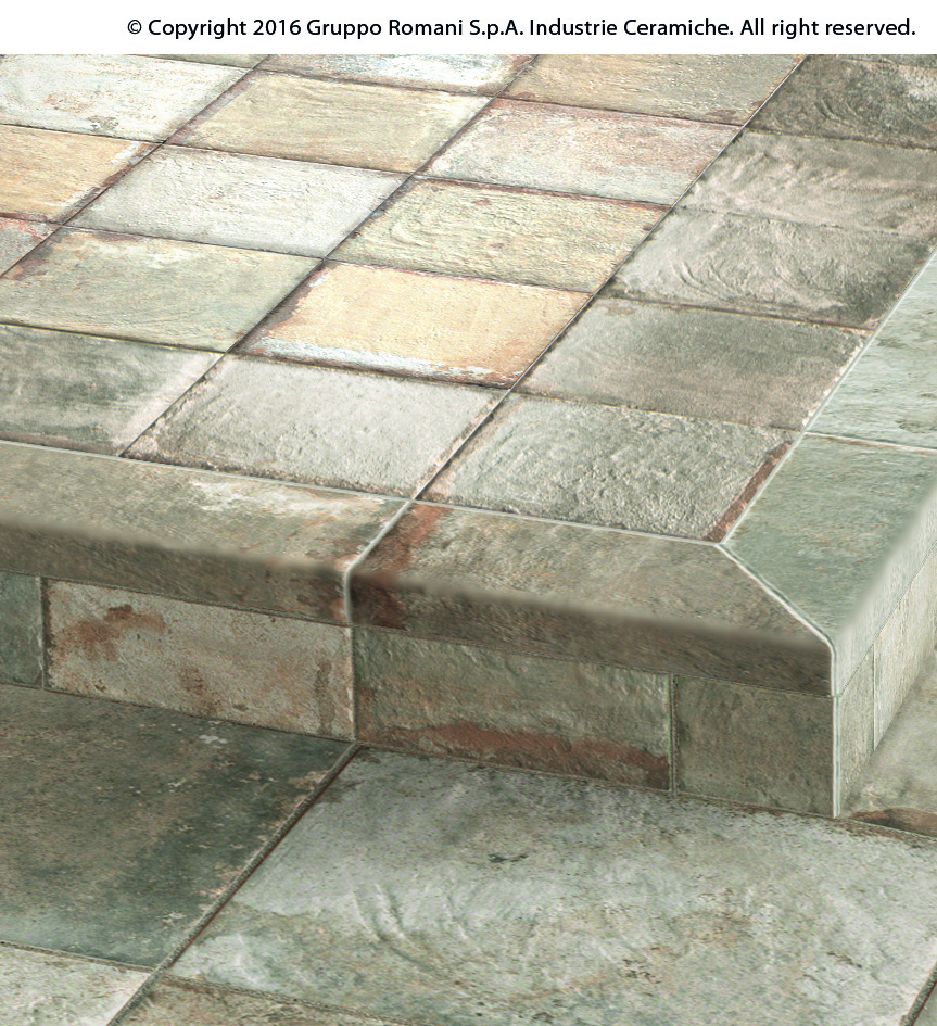 Winkelstufe Schenkel Havana CIR 10x40x5cm