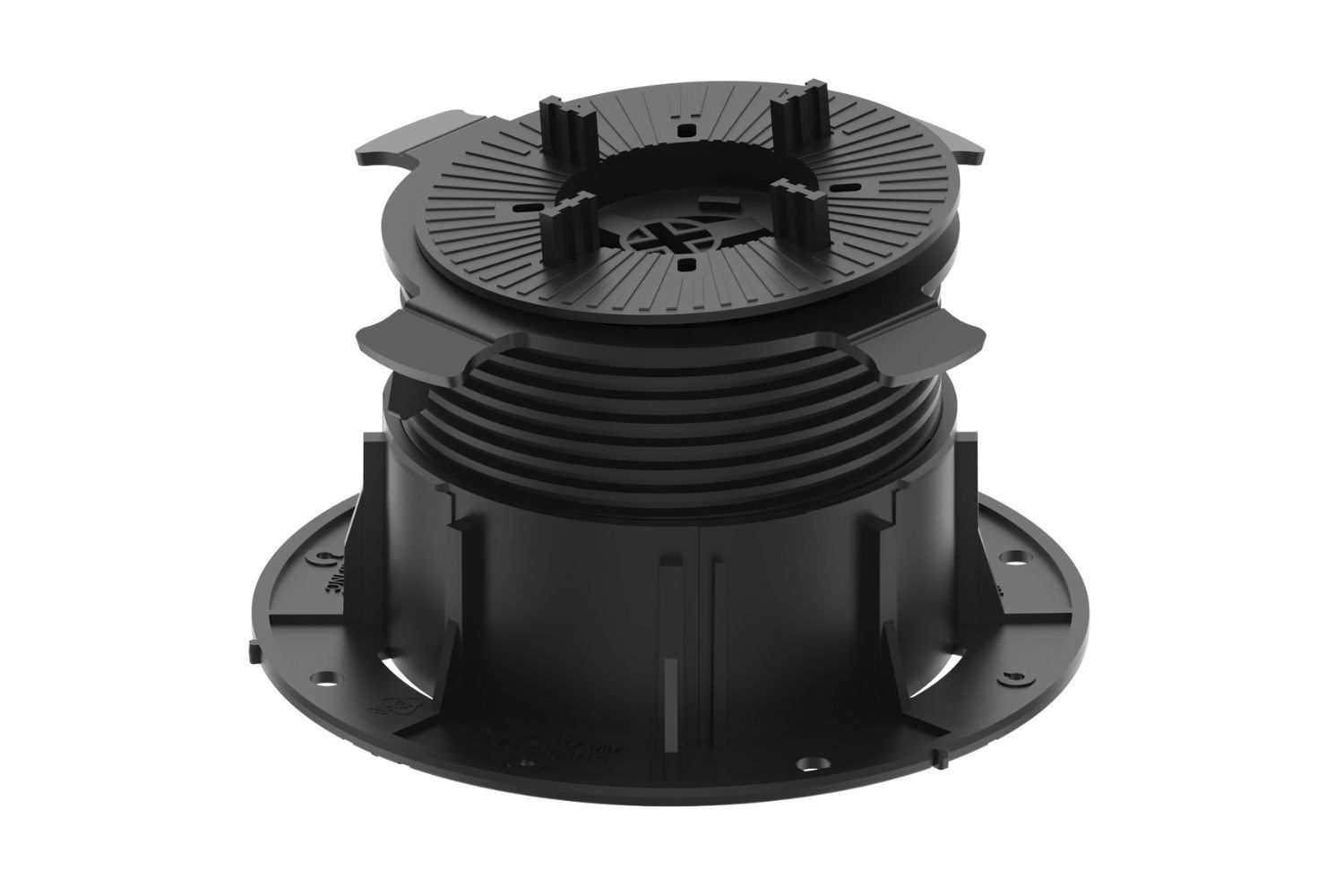 Stelzlager für Terrassenplatten höhenverstellbar & selbstnivellierend mit 4 mm Fuge "Easy"