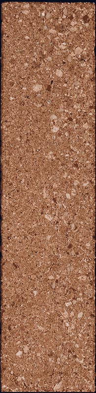 Fliese unregelmäßige Oberfläche 5x20 cm "Tetris Block Cotto" braun matt