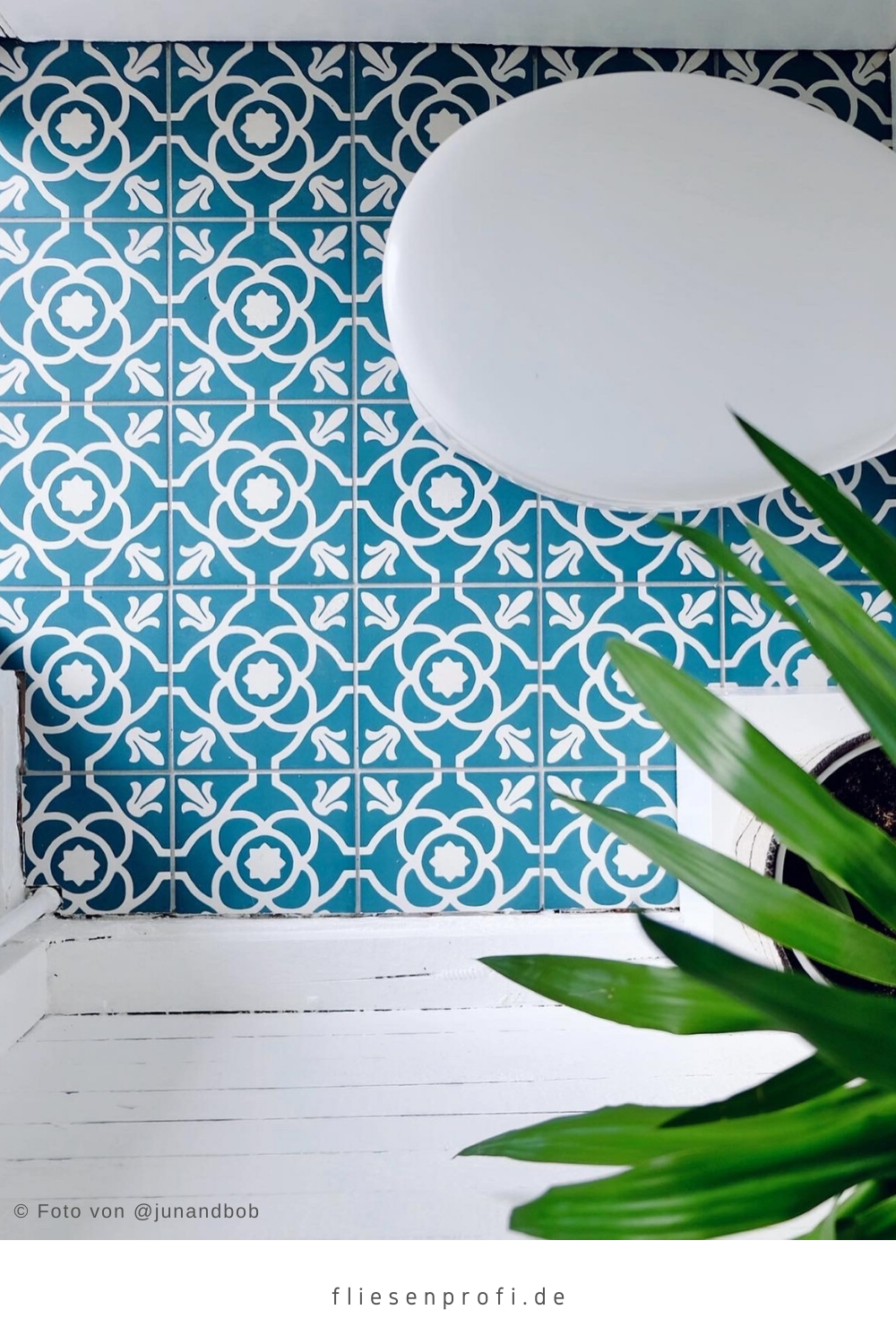 Fliese Patchwork Dekor Zementoptik petrol blau weiß Contrasti Tappeto 11 Ragno by Marazzi