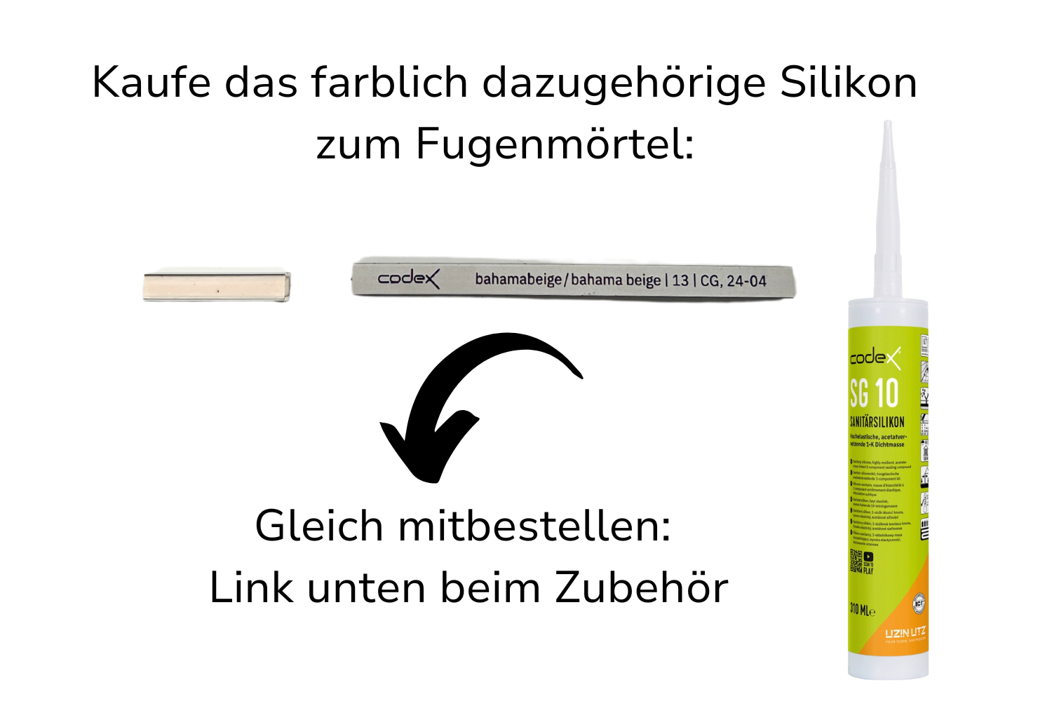 Fugenmörtel für Fliesen & Naturstein "Codex Brillant Cristal" bahamabeige | schnell erhärtend flexibel 5 kg