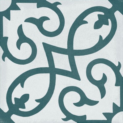 Fliese Patchwork Dekor Zementoptik blau Contrasti Ottanio Decoro Mix Ragno by Marazzi