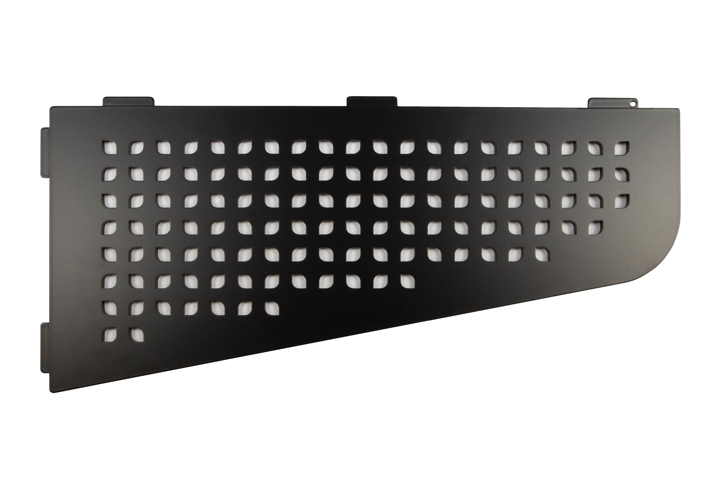 Fliesenprofi Duschablage Edelstahl Board schwarz Eckregal Duschregal lang