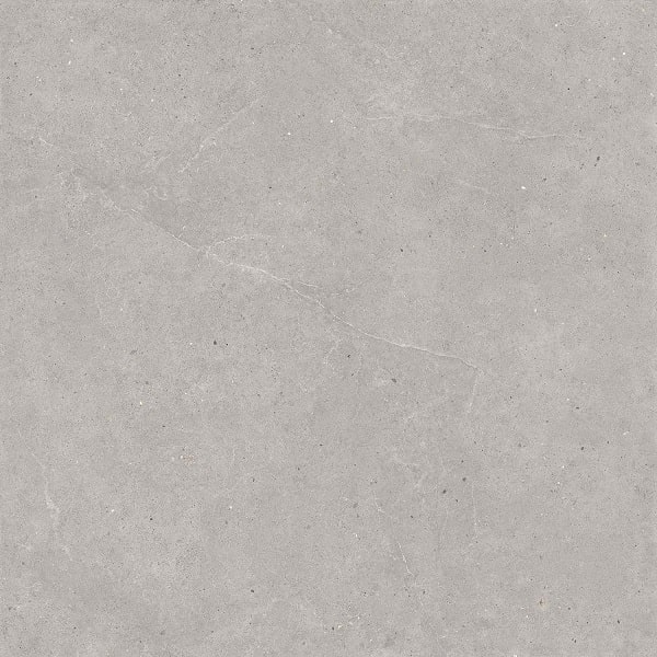 Fliese Kalkstein-Optik grau matt "Serenna Grey" Feinsteinzeug rektifiziert