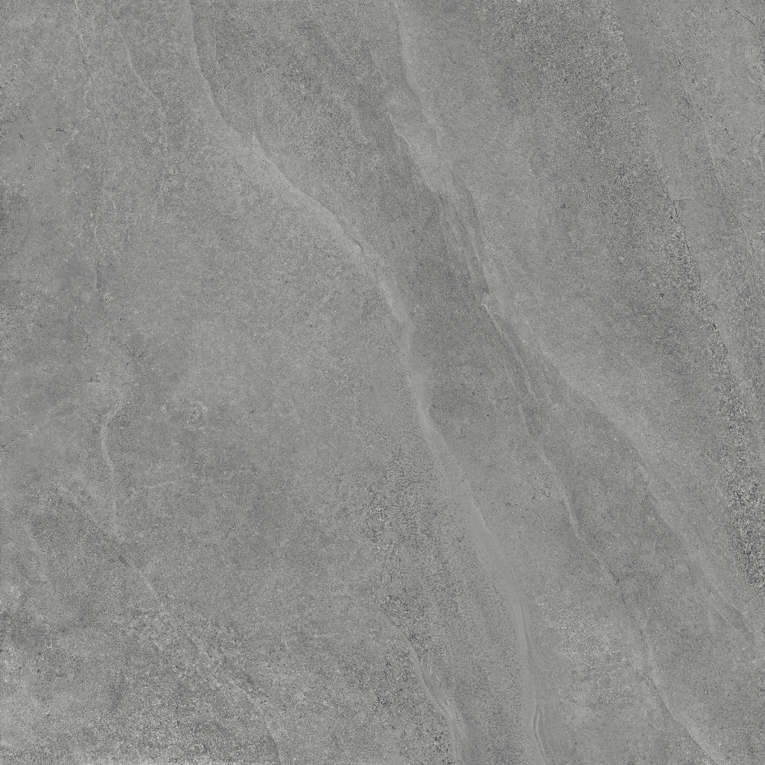 120x120 cm Fliese Natursteinoptik Sant Agostino Bergstone Dark Steinoptik grau