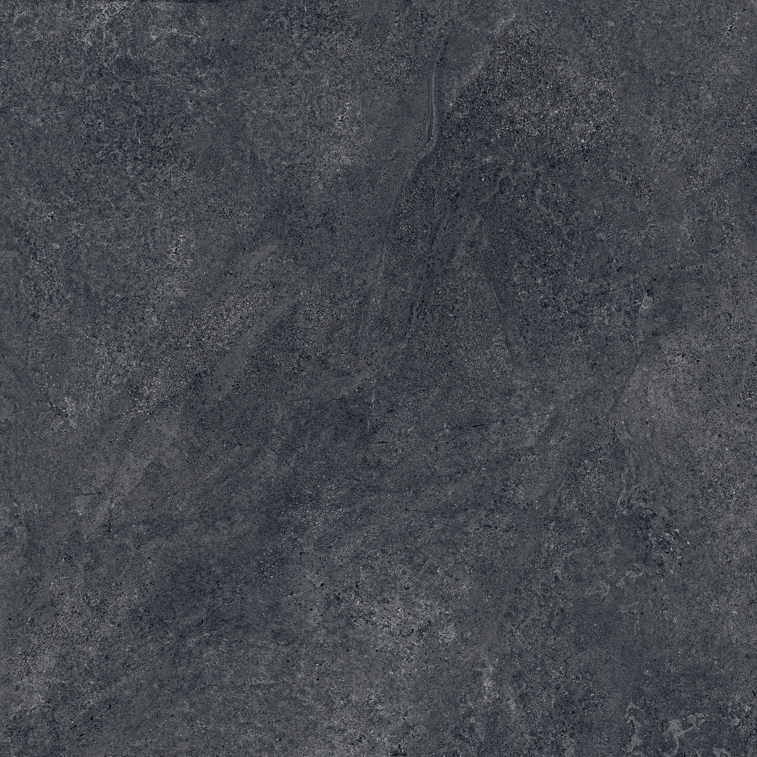 120x120 cm Fliese Natursteinoptik Sant Agostino Bergstone Black Steinoptik dunkelgrau schwarz