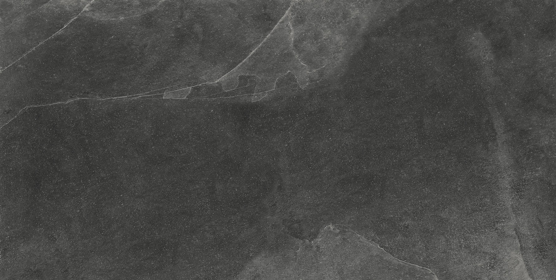 Fliese Schiefer Optik schwarz matt Großformat kalibriert 60x120cm Makai Marengo