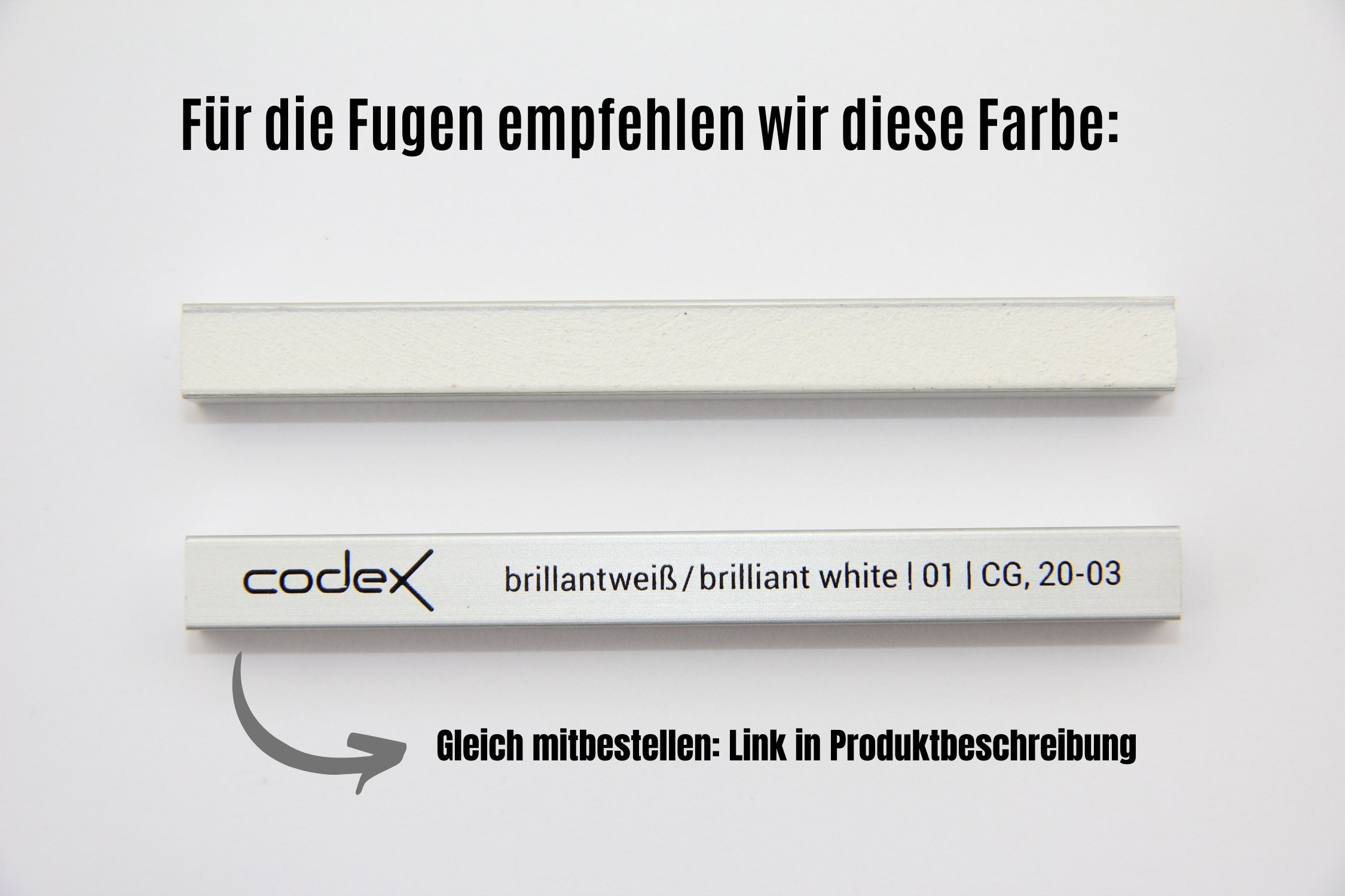 Wandfliese 3D-Optik weiß 50x120 cm "Plaster Plain" rektifiziert