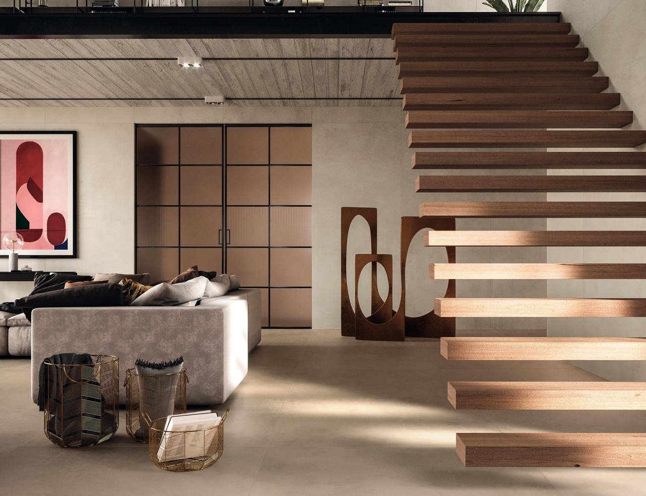 XXL-Fliese Boost Pro Ivory 120x278 cm creme sand Großformat-Fliese Atlas Concorde