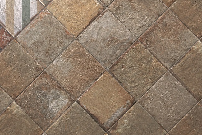 Fliese Vintage Retro gelb "Havana Tropicana (Giallo)" CIR (Farbmischung nach Zufall)