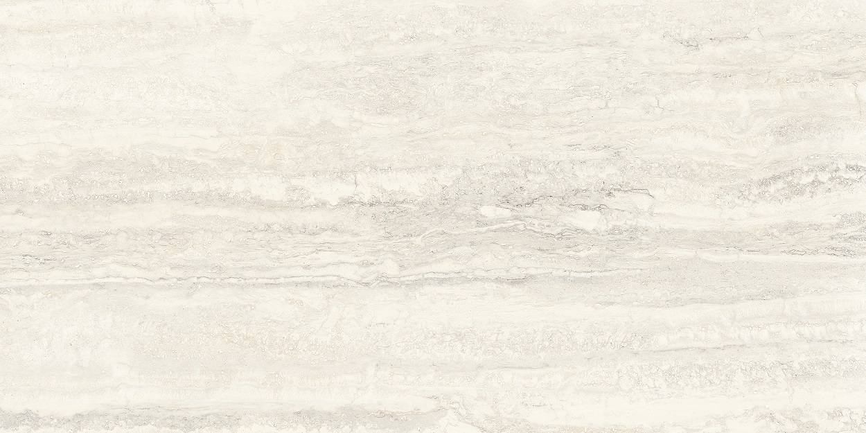 Fliese raffinierte Travertin-Steinoptik creme matt 60x120 cm "Invictus Ivory" rektifiziert