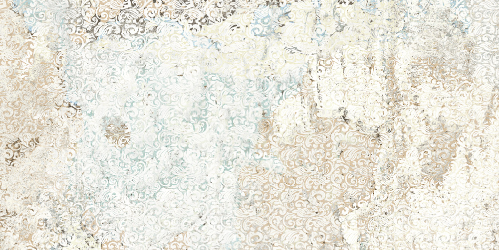 Fliese Ornamente Vintage Teppichoptik beige Carpet Sand natural