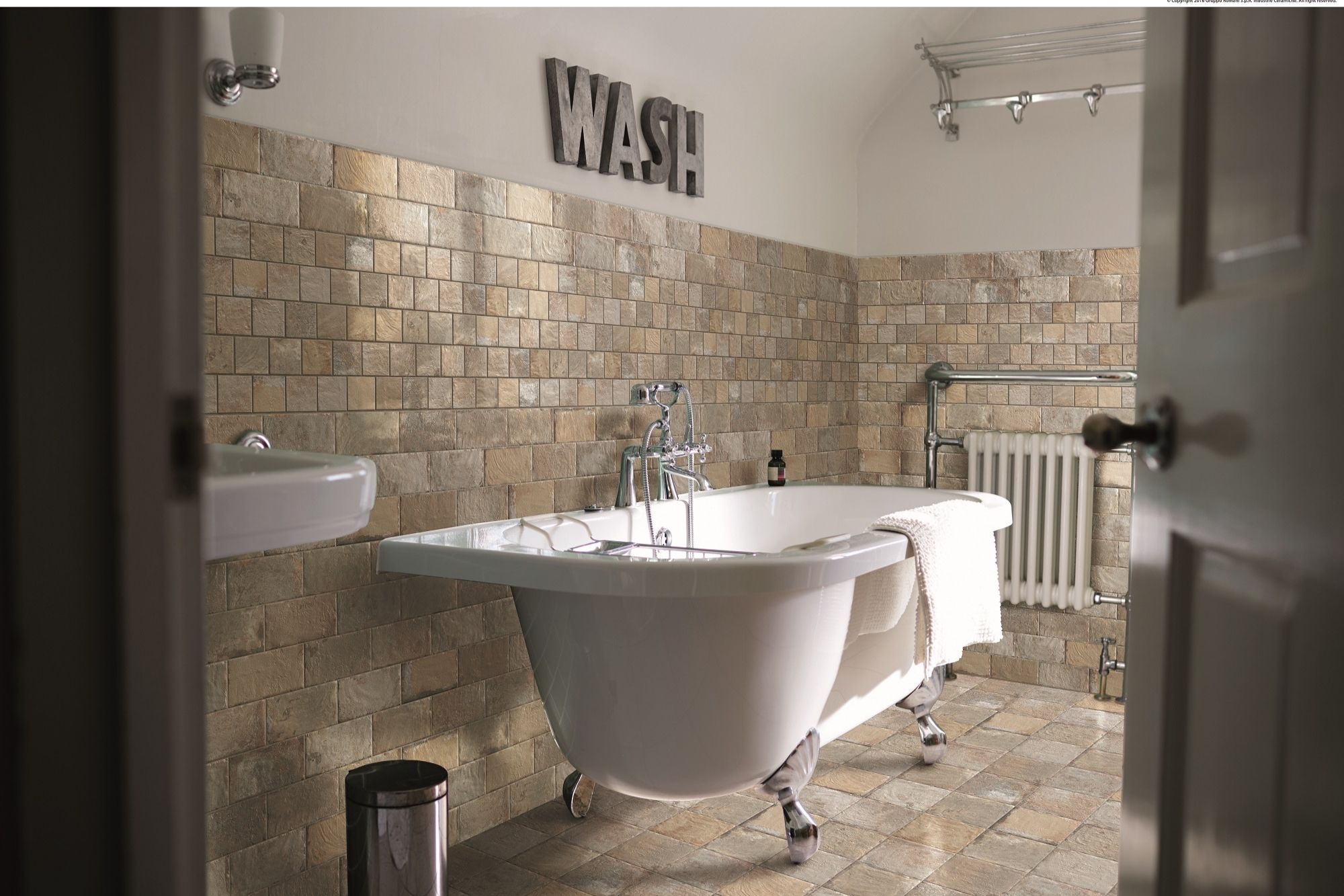 Fliese Vintage Retro gelb "Havana Tropicana (Giallo)" CIR (Farbmischung nach Zufall)