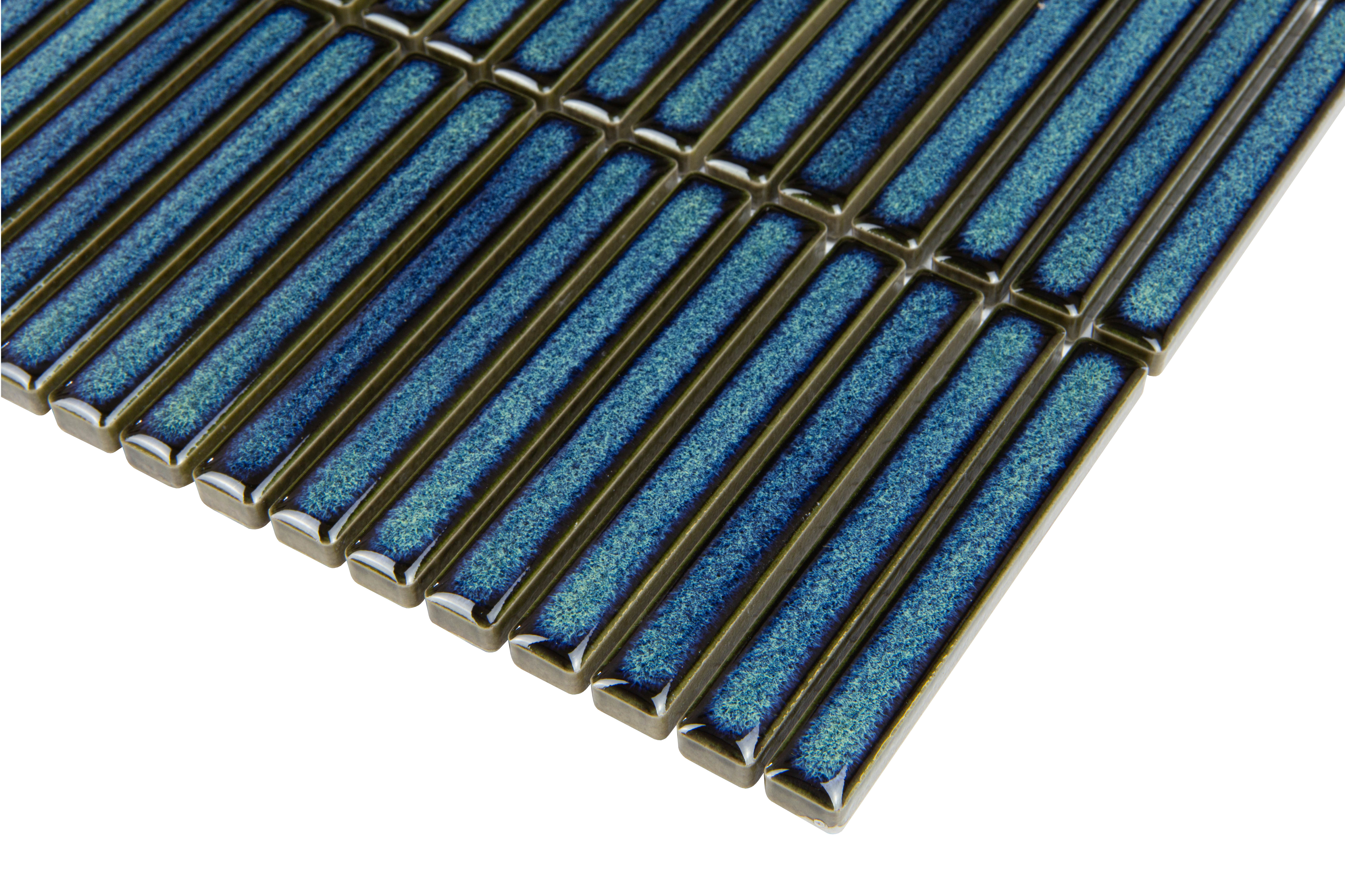 Mosaikfliesen Stäbchen türkis für Fliesenspiegel Küchenfliesen Mosaik für Bad Küche Wandfliesen