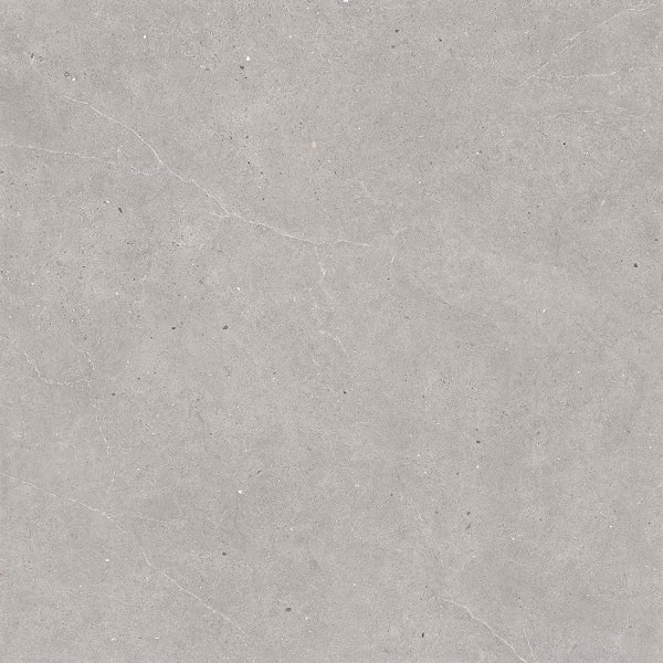 Fliese Kalkstein-Optik grau matt "Serenna Grey" Feinsteinzeug rektifiziert