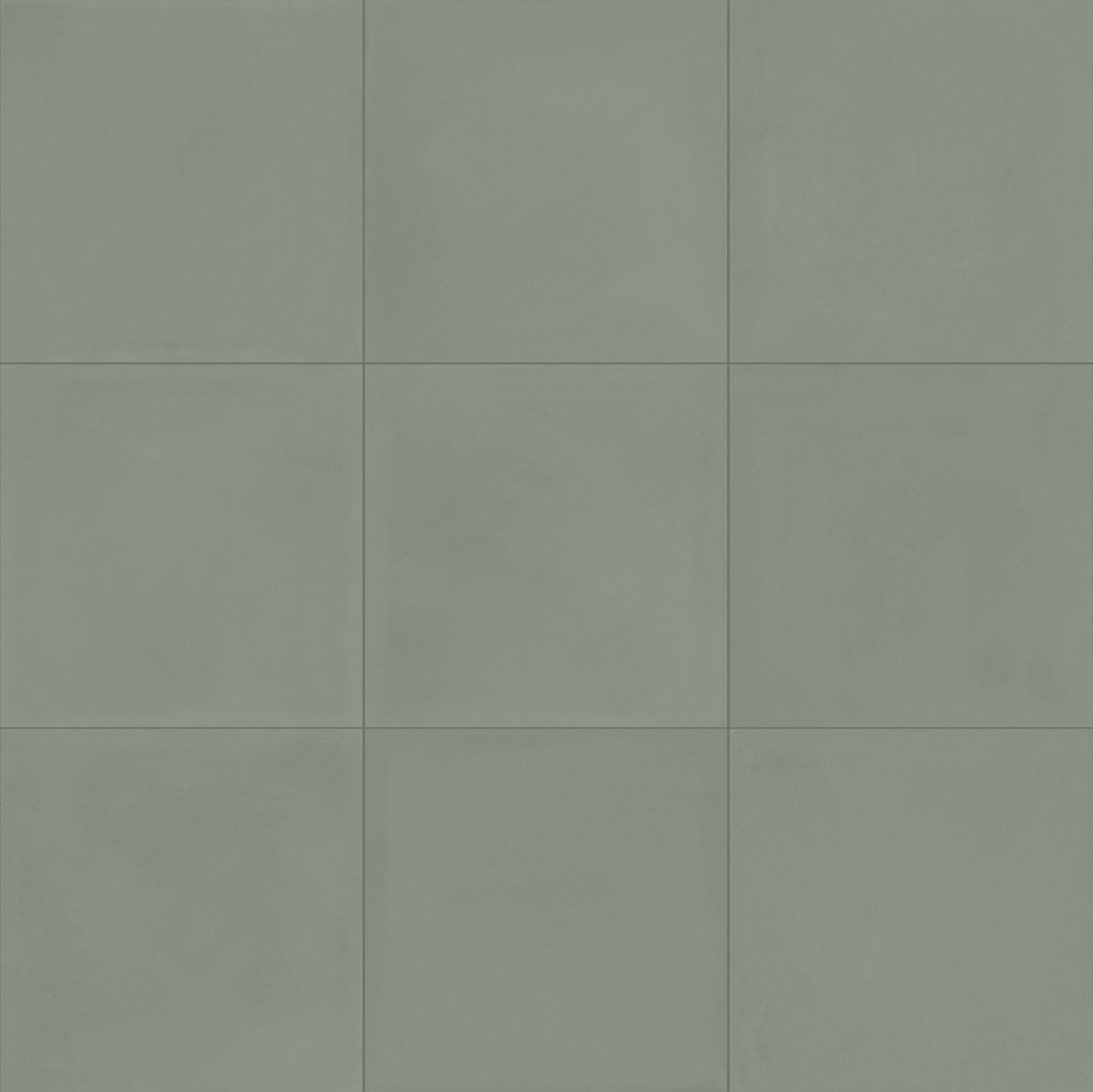 Fliese Zementoptik grün 20x20cm Feinsteinzeug "Contrasti Celadon" Ragno by Marazzi