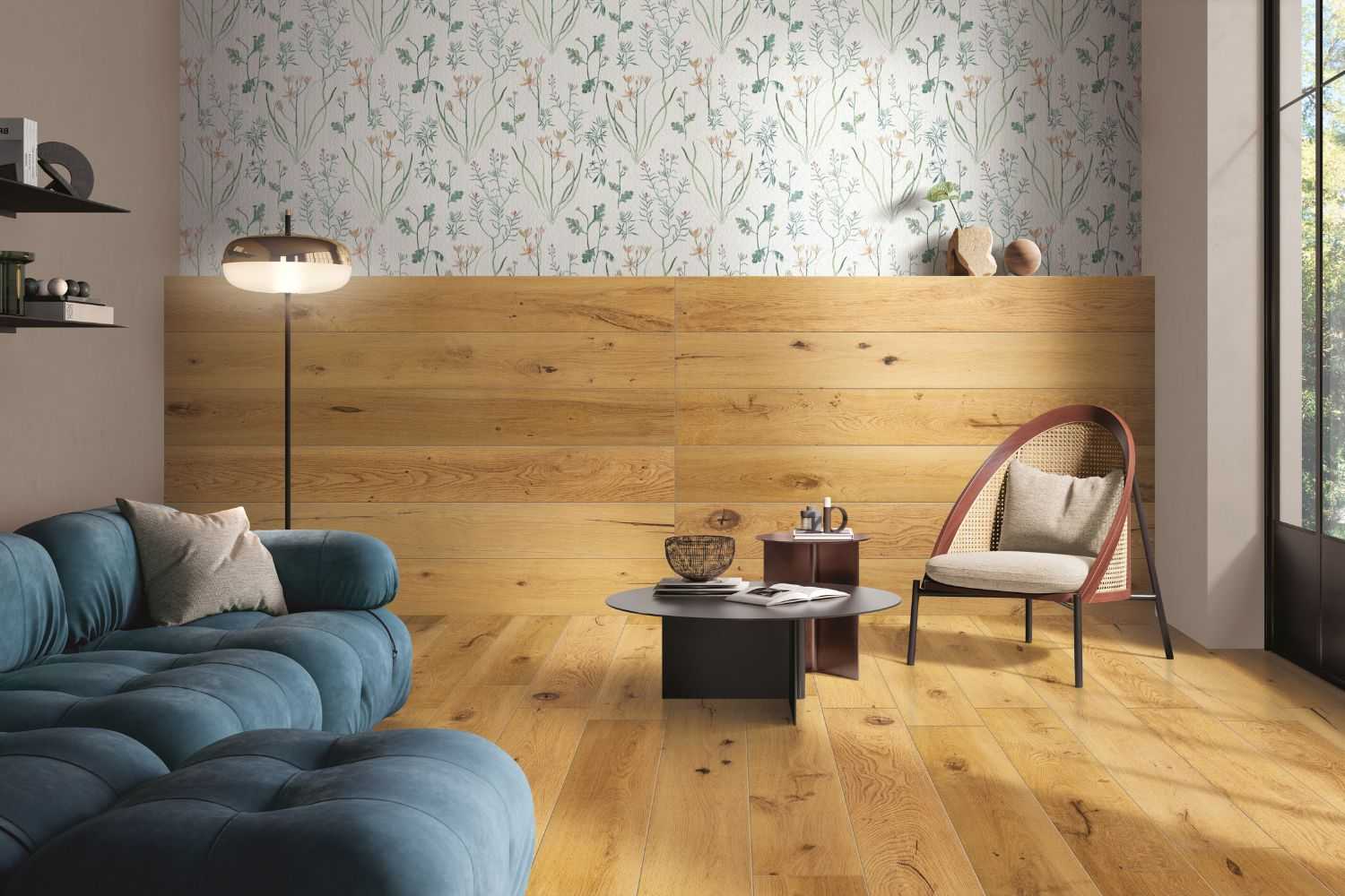 Fliese Holzoptik warme Eiche I Roveri Rovere Intenso