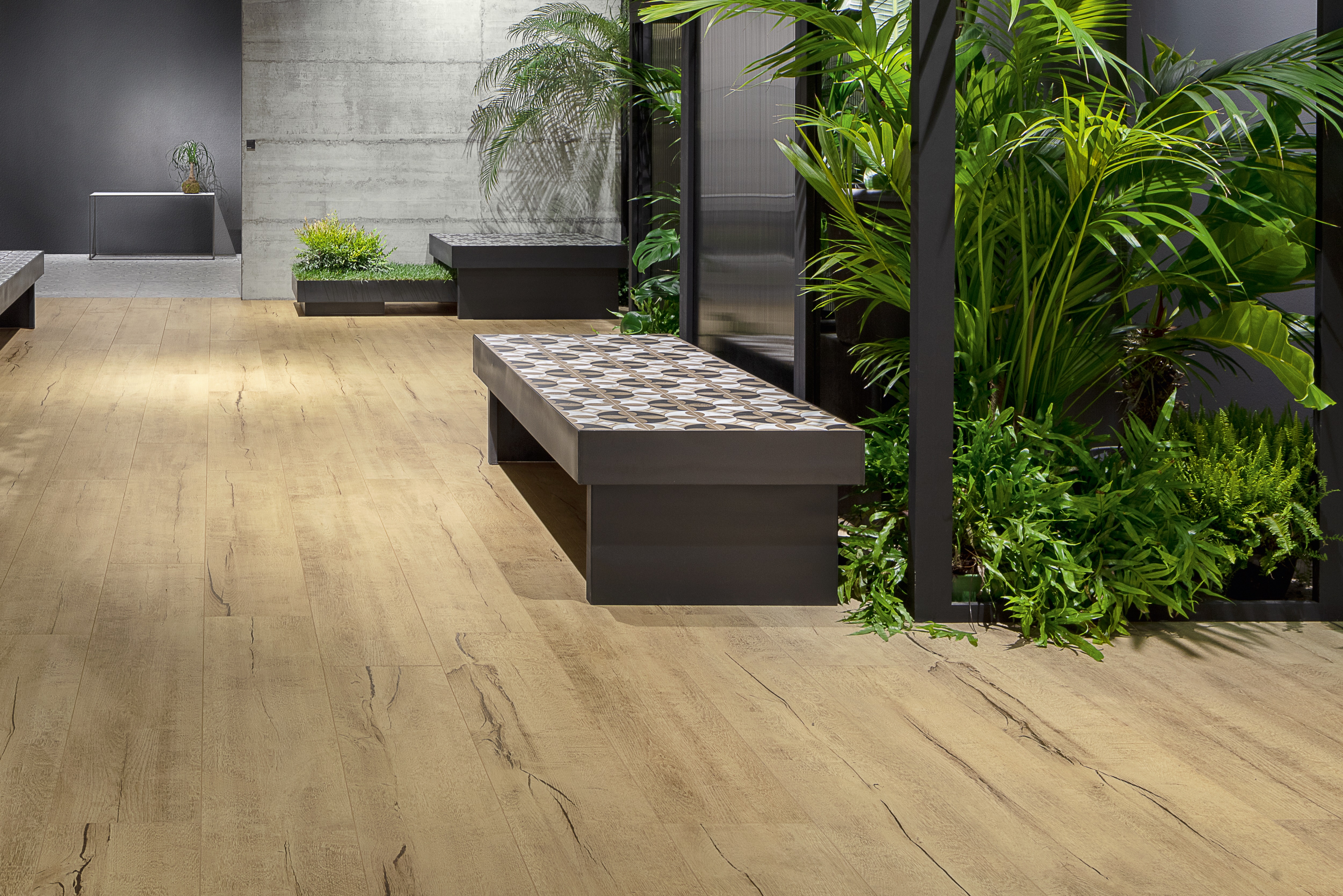 Fliese Schlossdielen Eiche Holzoptik Großformat Timewood Natural Sant Agostino
