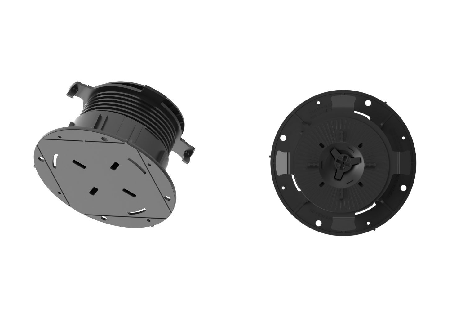 Stelzlager für Terrassenplatten höhenverstellbar & selbstnivellierend mit 4 mm Fuge "Easy"