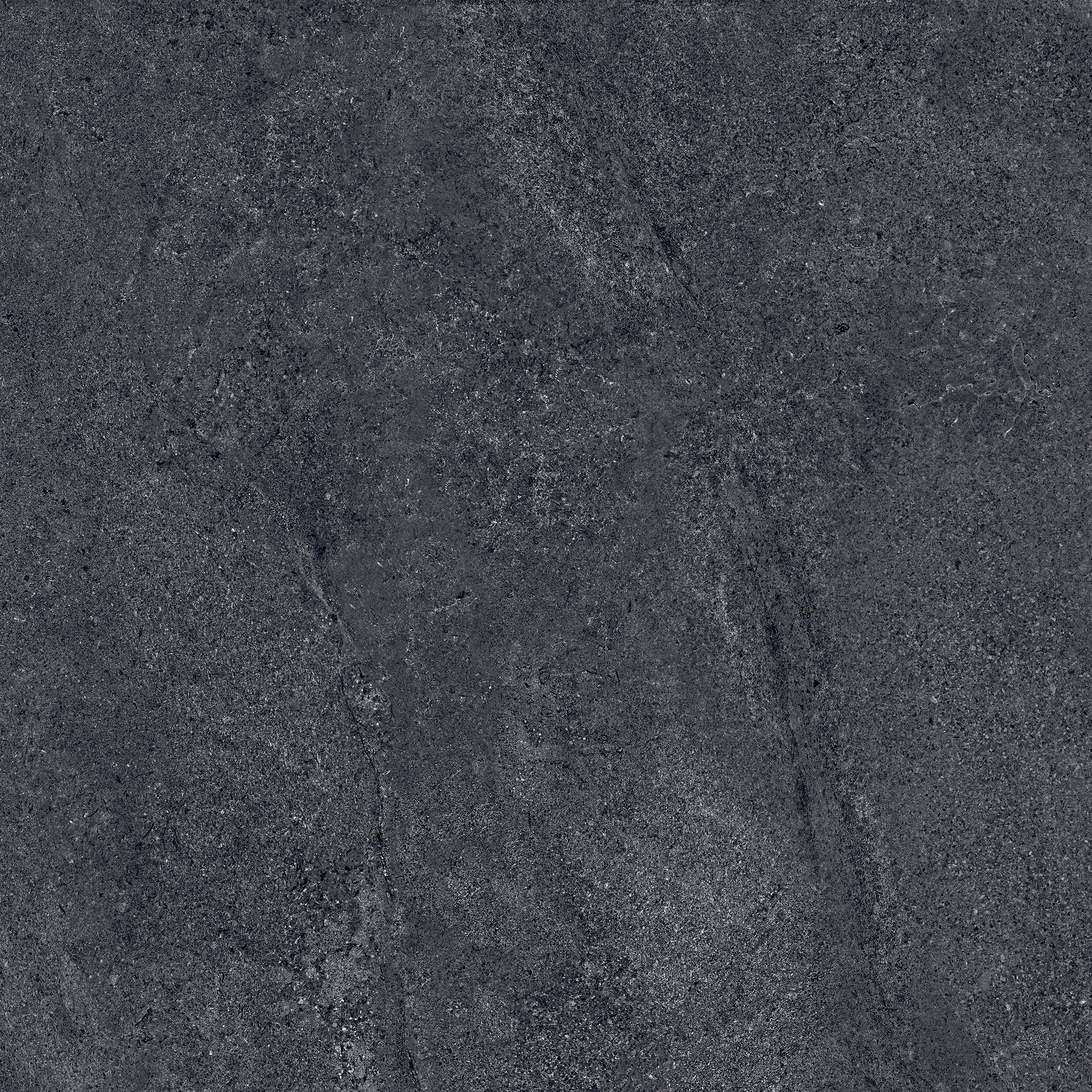 60x60 cm Fliese Natursteinoptik Sant Agostino Bergstone Black Steinoptik dunkelgrau schwarz