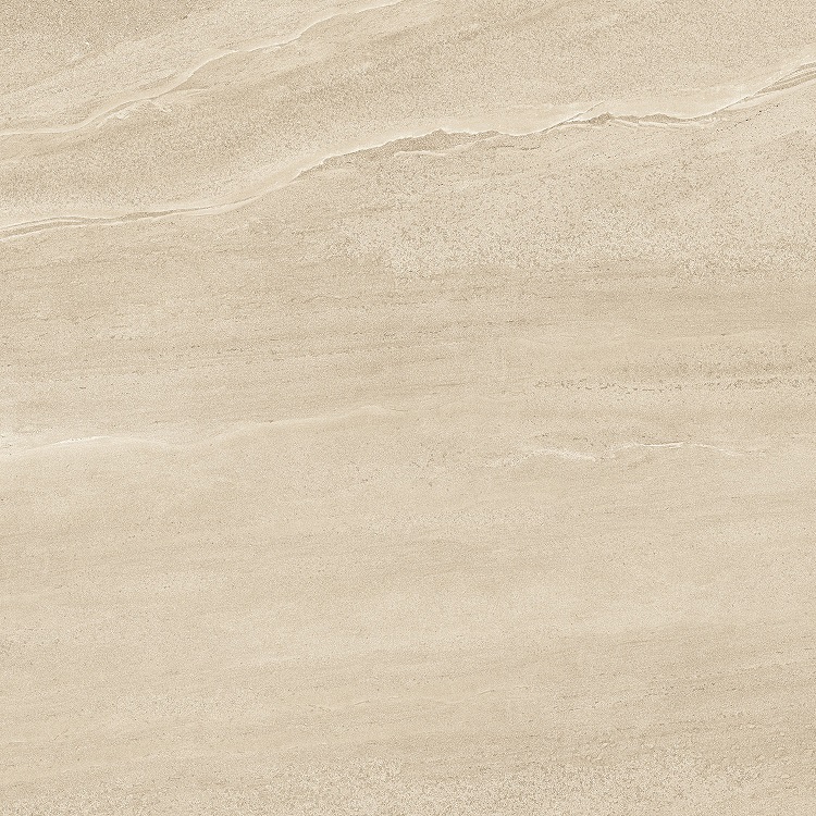 Fliese Sandstein-Optik beige 100 x 100 cm "Eddystone Arena" Feinsteinzeug rektifiziert