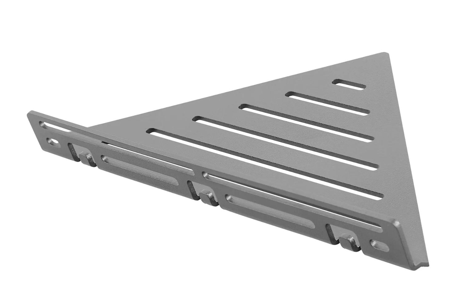 Dural Duschablage TSAC65 LM1+ mit Haken nachträglich einbaubar betongrau Feinstruktur 28x20x0,2 cm
