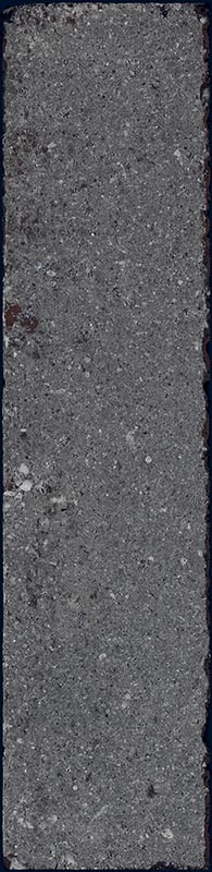 Fliese unregelmäßige Oberfläche 5x20 cm "Tetris Block Dark" dunkelgrau matt