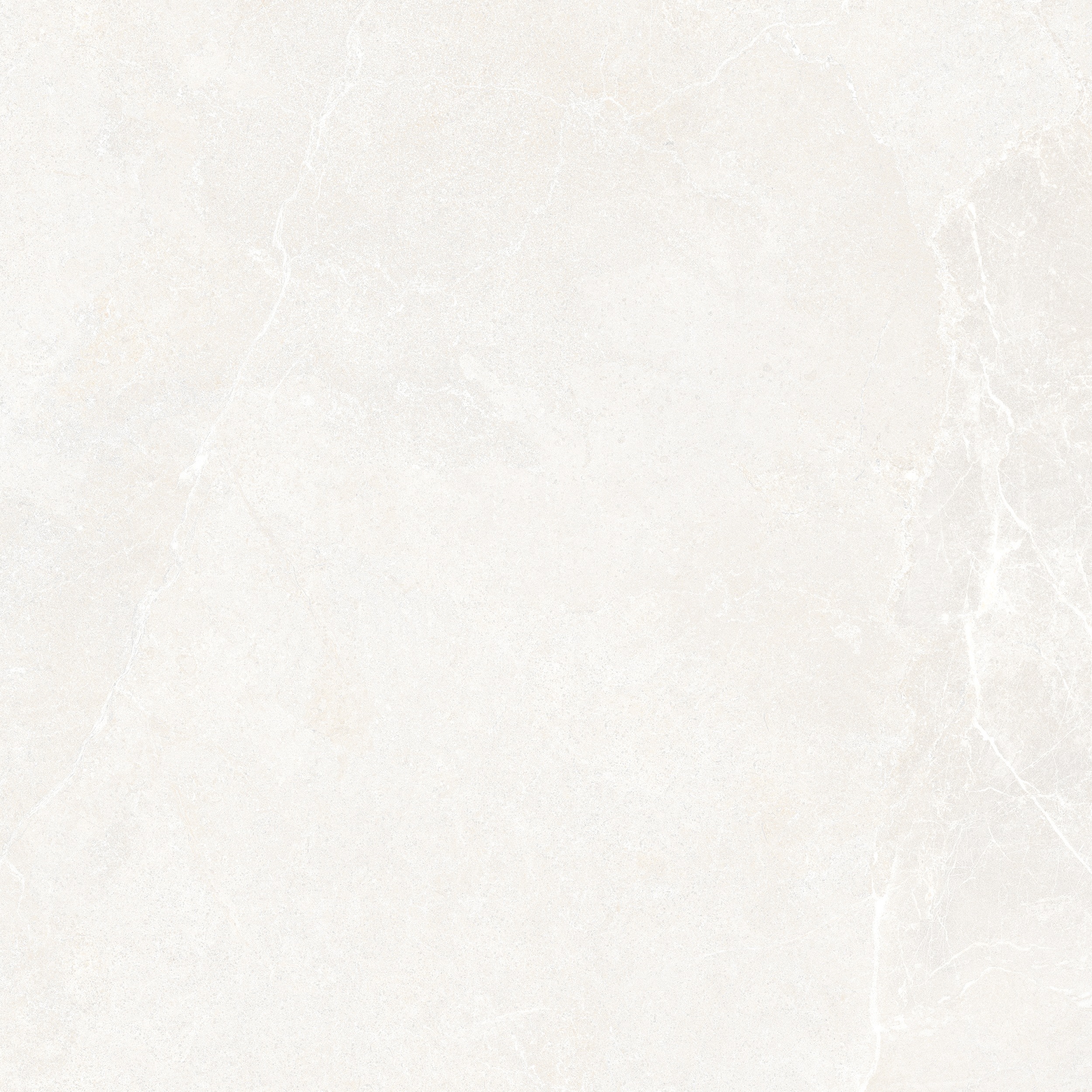 60x60 cm La Fabbrica Noble Stone White Fliese in Steinoptik als Bodenfliese Wandfliese weiß