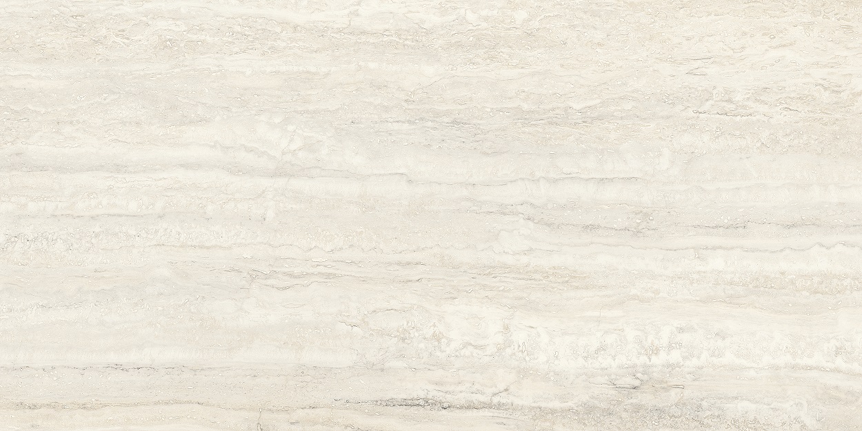 Fliese raffinierte Travertin-Steinoptik creme matt 60x120 cm "Invictus Ivory" rektifiziert