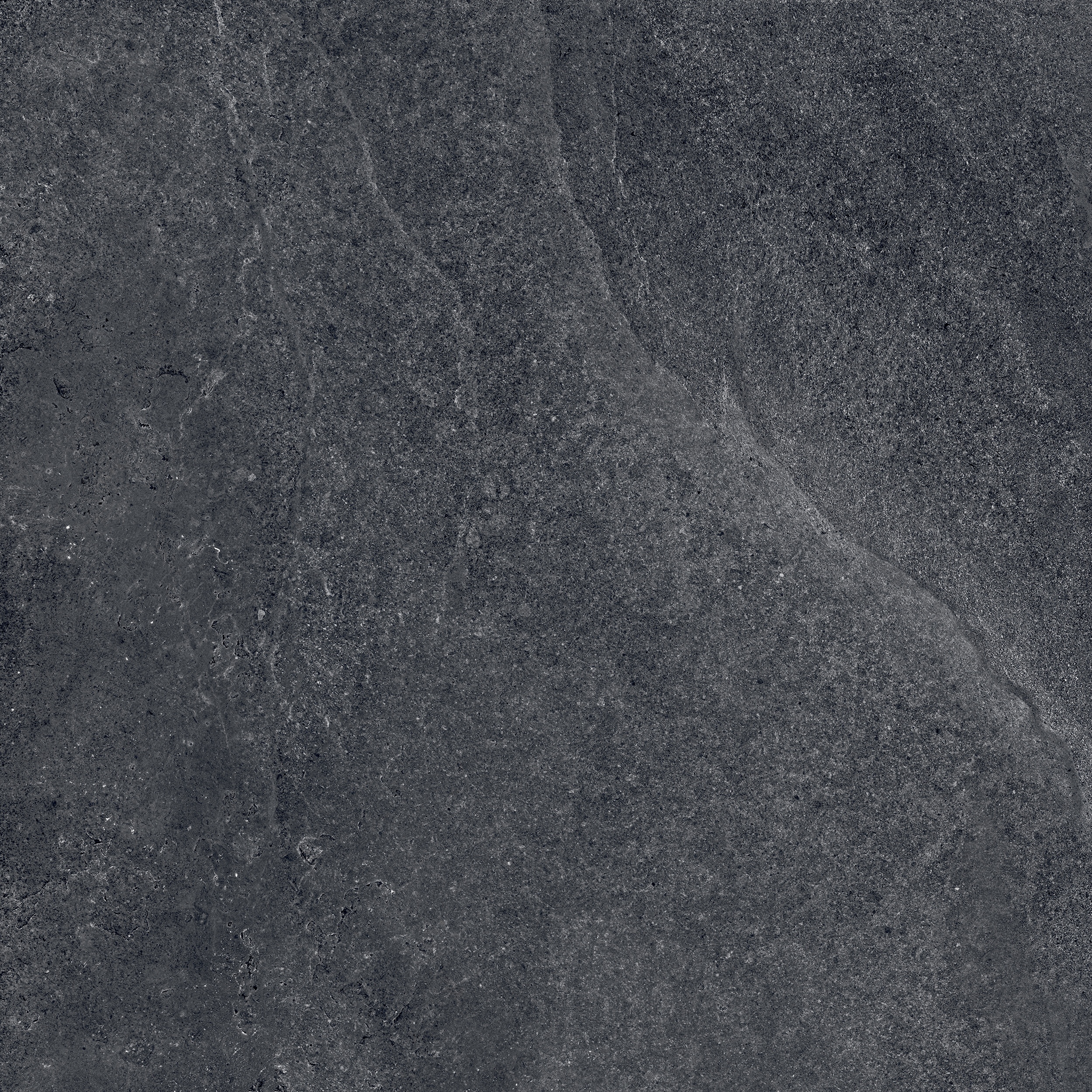 60x60 cm Fliese Natursteinoptik Sant Agostino Bergstone Black Steinoptik dunkelgrau schwarz