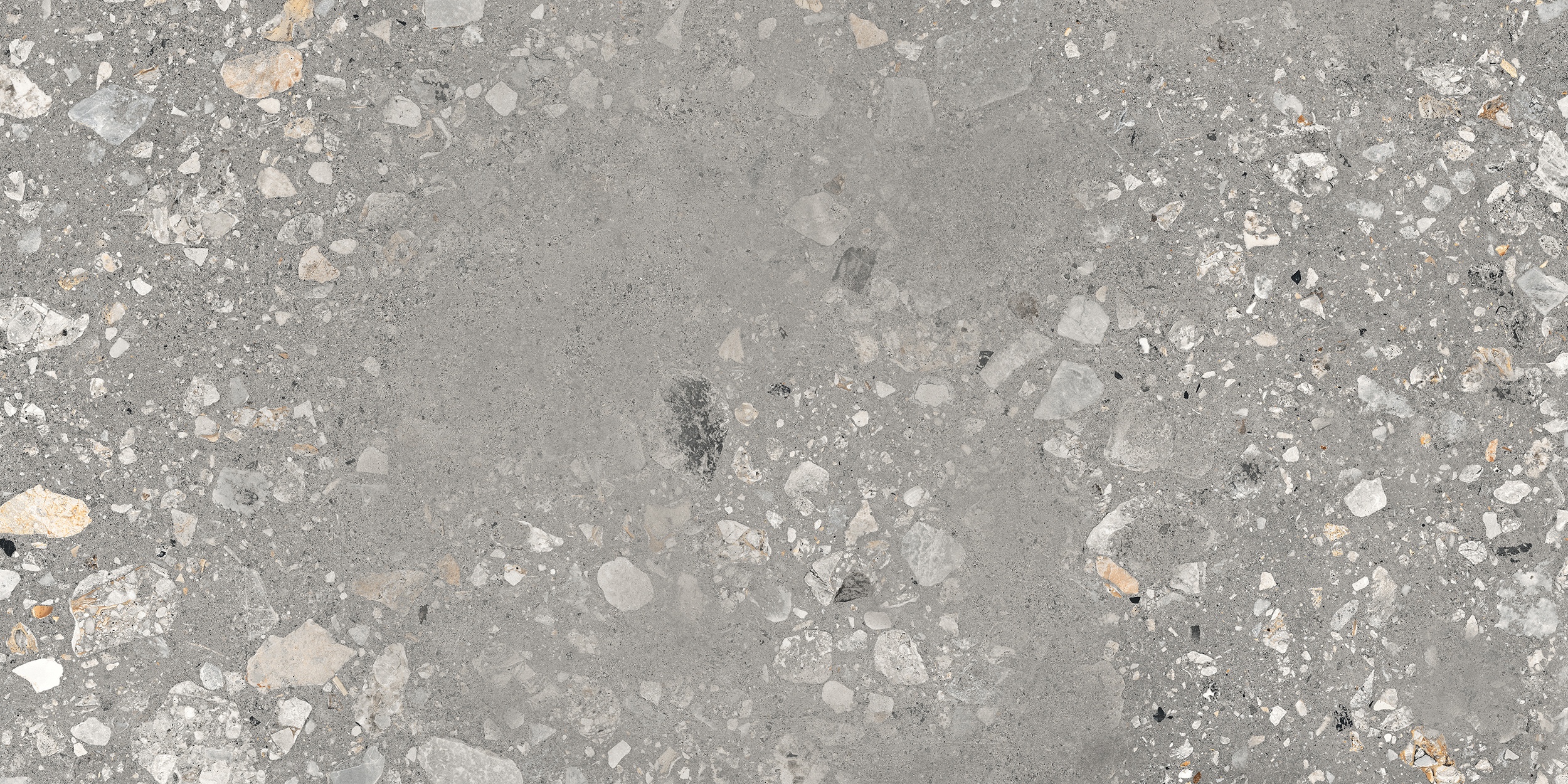 60x120 cm Fliese Terrazzo-Optik Logico Cosmo Grey Sant Agostino grau