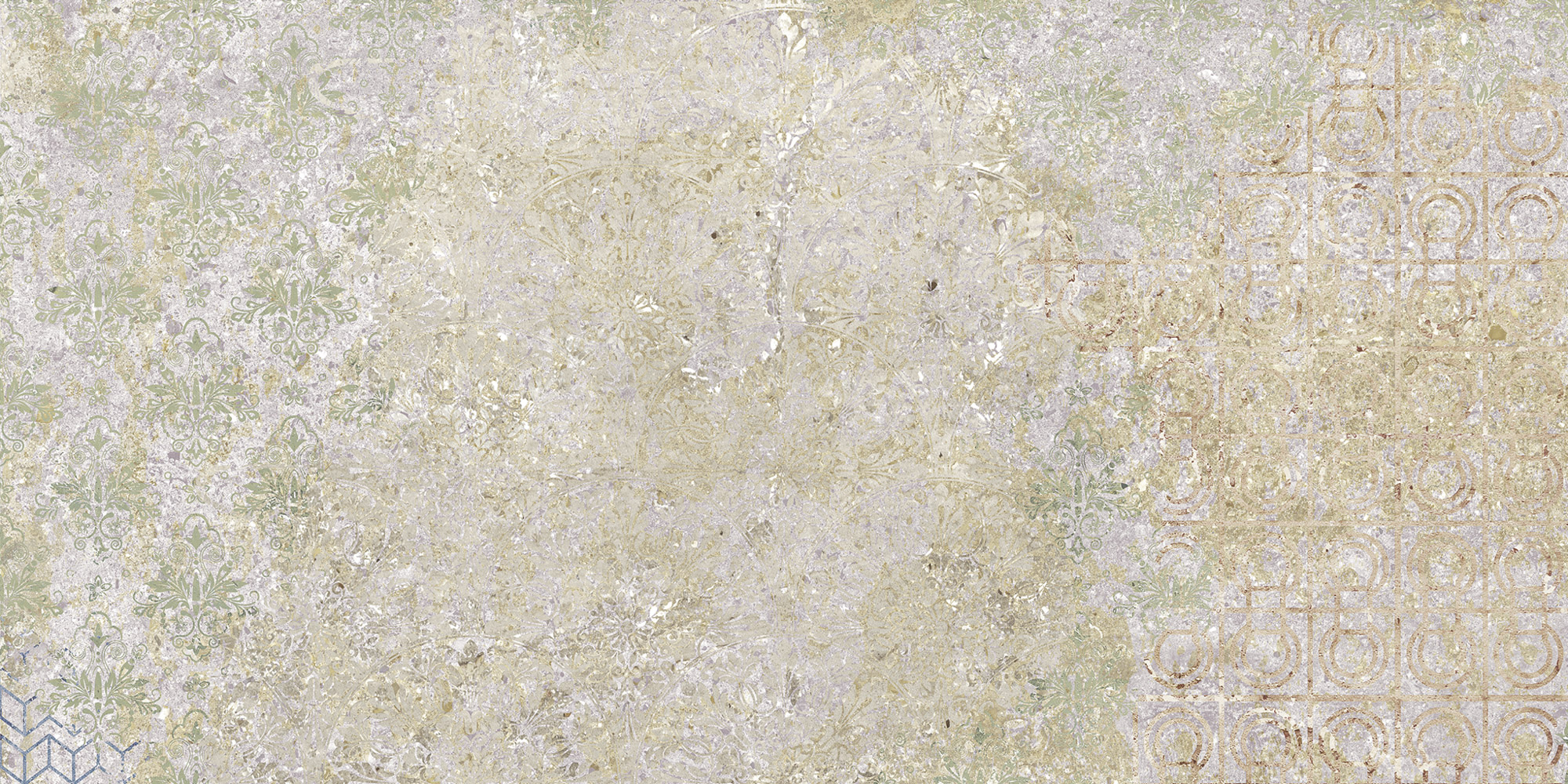 Aparici Fliese Teppichoptik Vintageoptik Bohemian Blend Bodenfliesen Wandfliese bunt mehrfarbig 50x100 cm