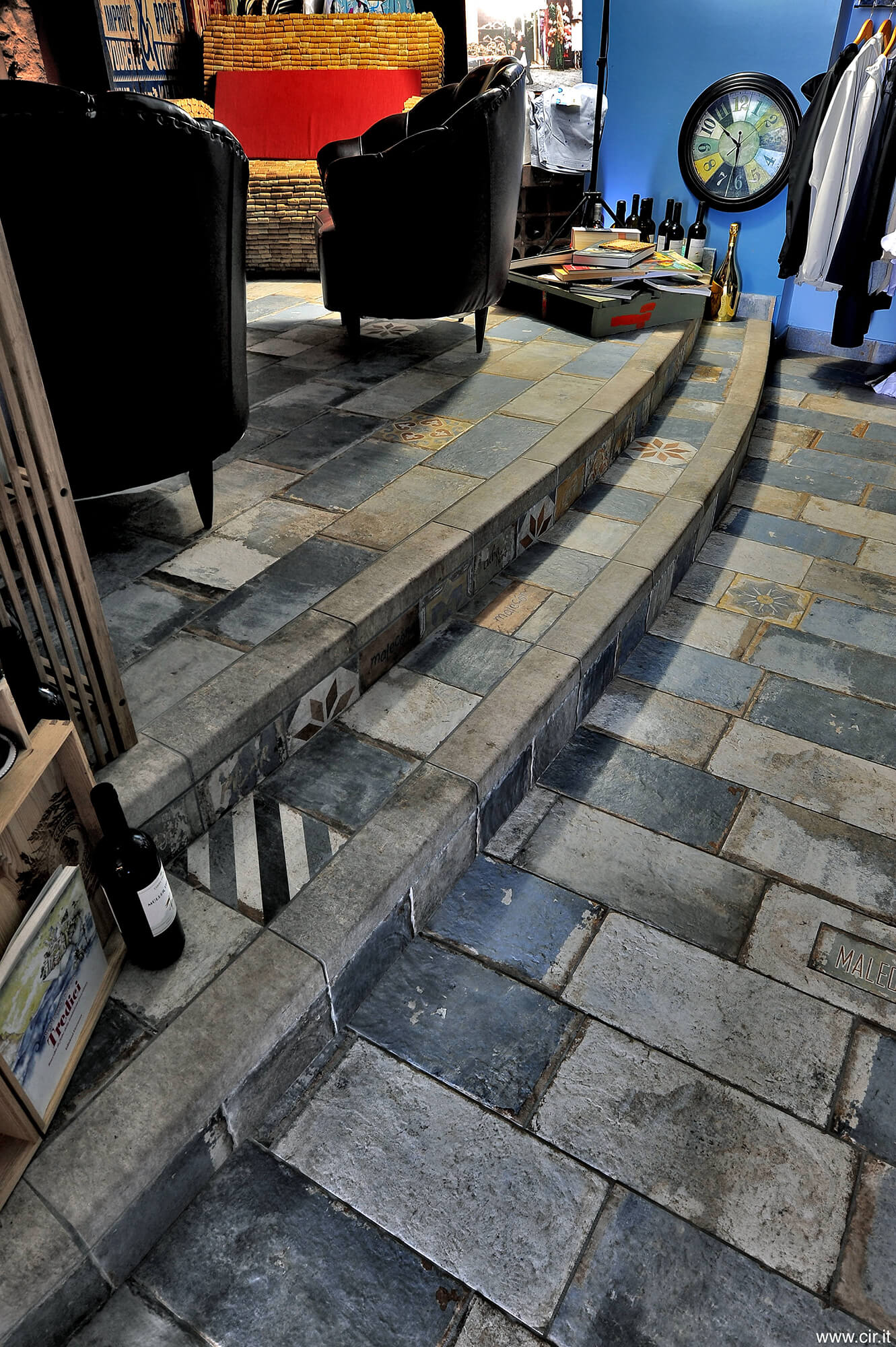 Winkelstufe Schenkel Havana CIR 10x40x5cm