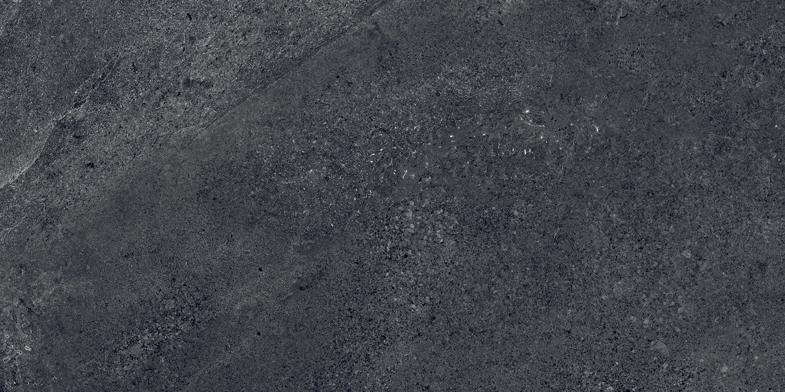 30x60 cm Fliese Natursteinoptik Sant Agostino Bergstone Black Steinoptik dunkelgrau schwarz