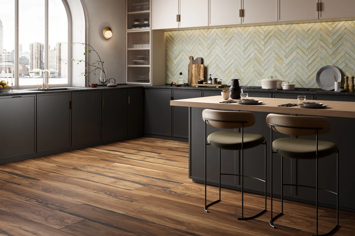 Fliese Mahagoni Holzoptik Sherwood Mahogany braun Bodenfliese by Rondine