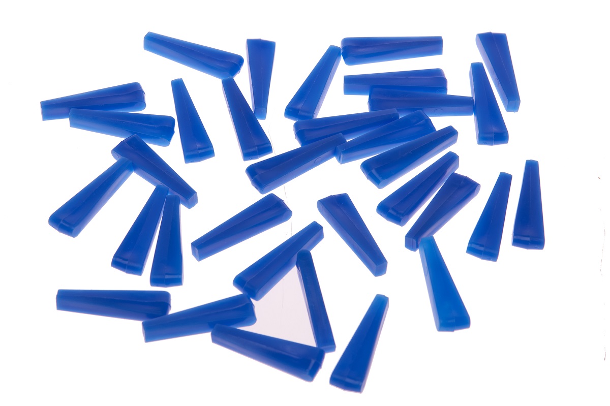 Bodenkeile Fugengröße 5-11mm blau Beutel á 100 Stück Hufa