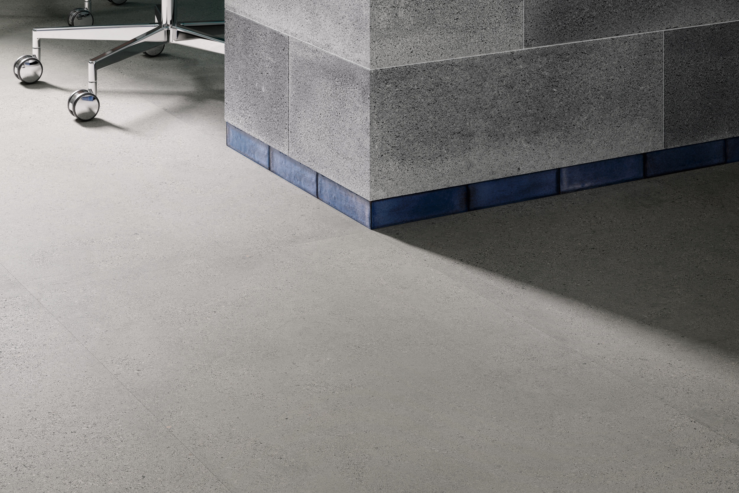 Fliese Zementoptik mit Terrazzo Logico Grey Sant Agostino grau