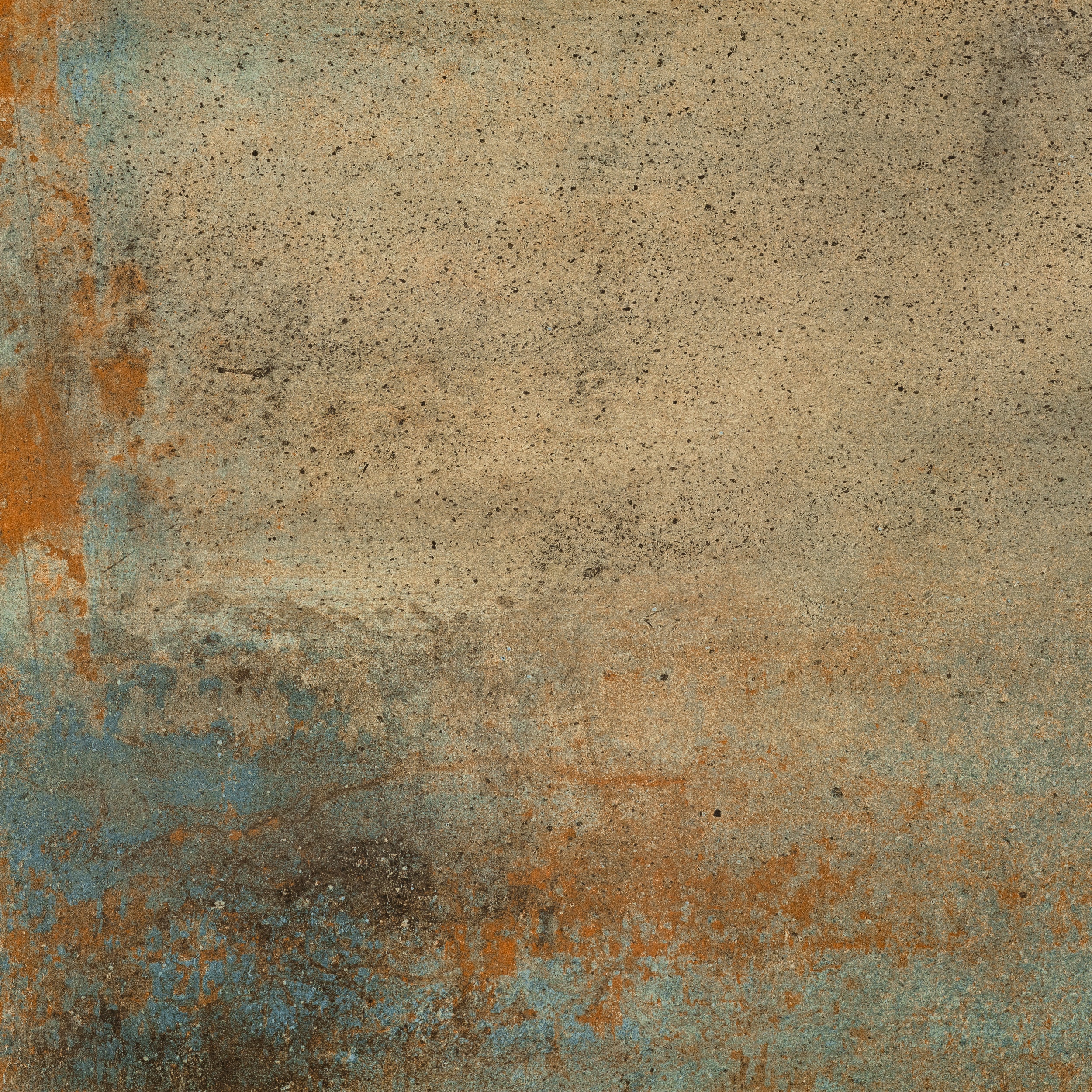 60x60 cm Fliese Metalloptik Serenissima Costruire Metallo Verde Bodenfliesen Wandfliesen Grünspan-Kupfer Rost