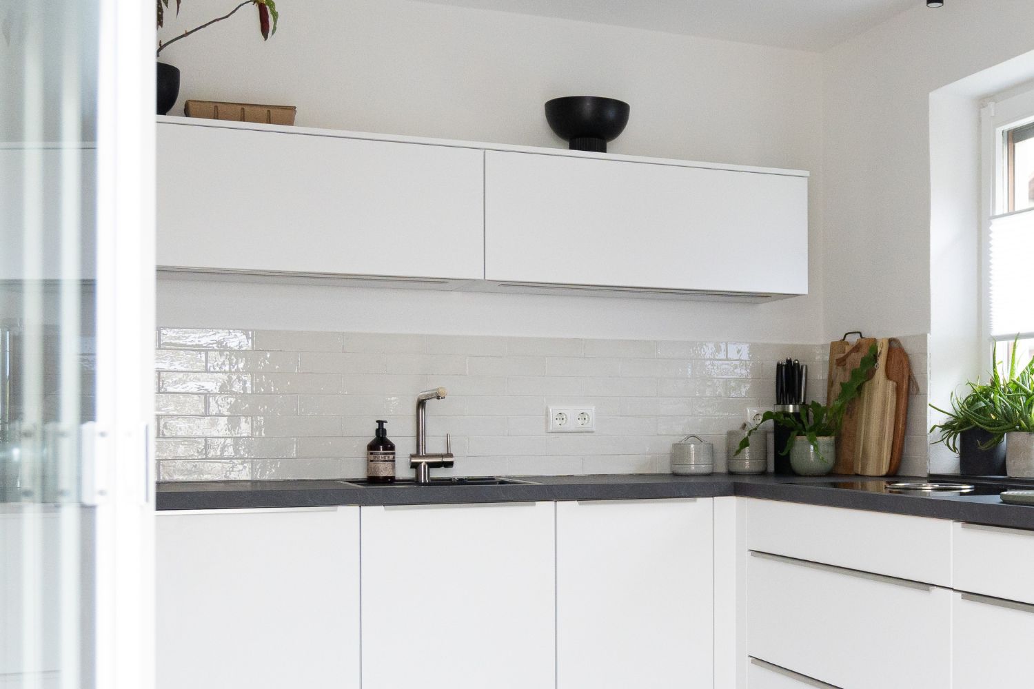 Fliese unregelmäßige Oberfläche 6x24 cm "Look Bianco" weiß glänzend Ragno by Marazzi