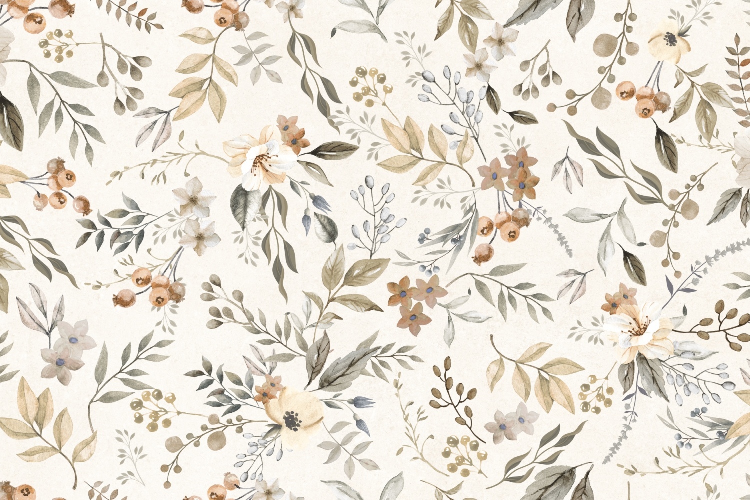 Fliese mit Blumen-Pflanzen-Dekor Wandfliese & Bodenfliese Autumn Cover