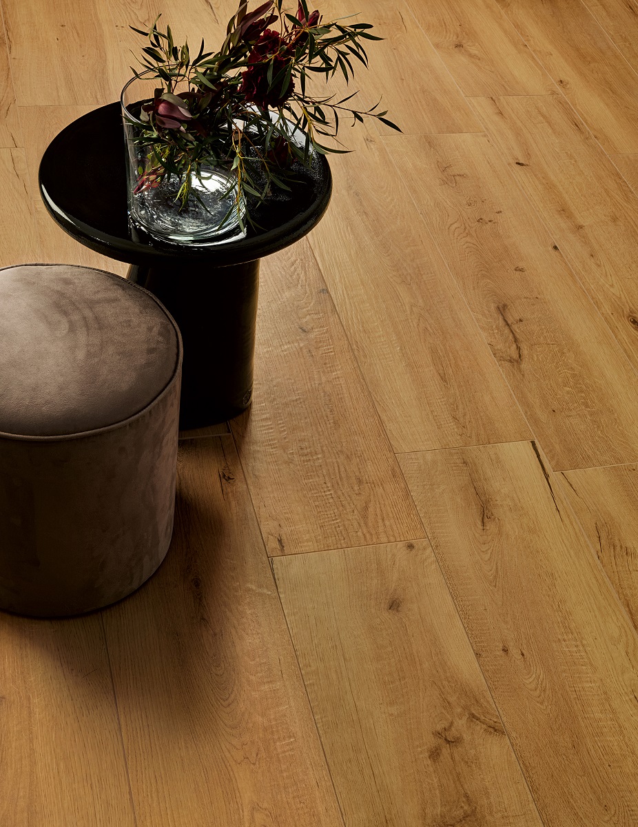 Fliese Holzoptik warme Eiche I Roveri Rovere Intenso