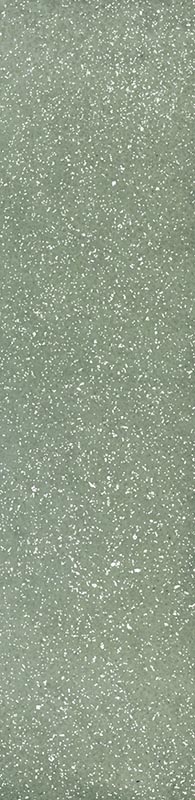 Fliese unregelmäßige Oberfläche 5x20 cm "Tetris Muschio" grün matt