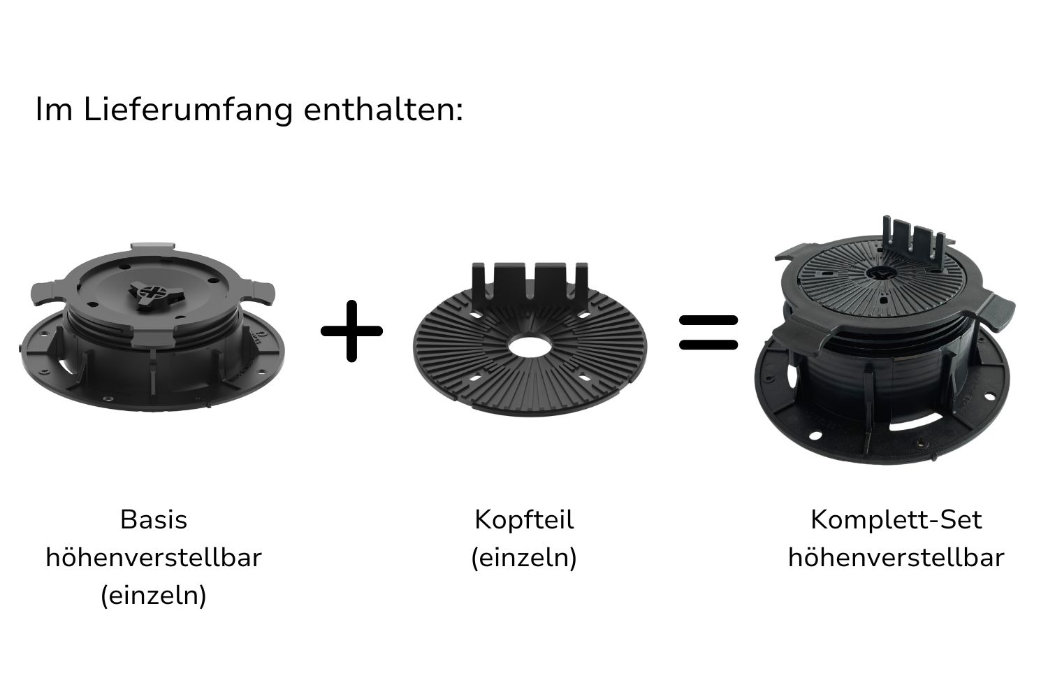 Stelzlager für Holzbalken höhenverstellbar "Easy"