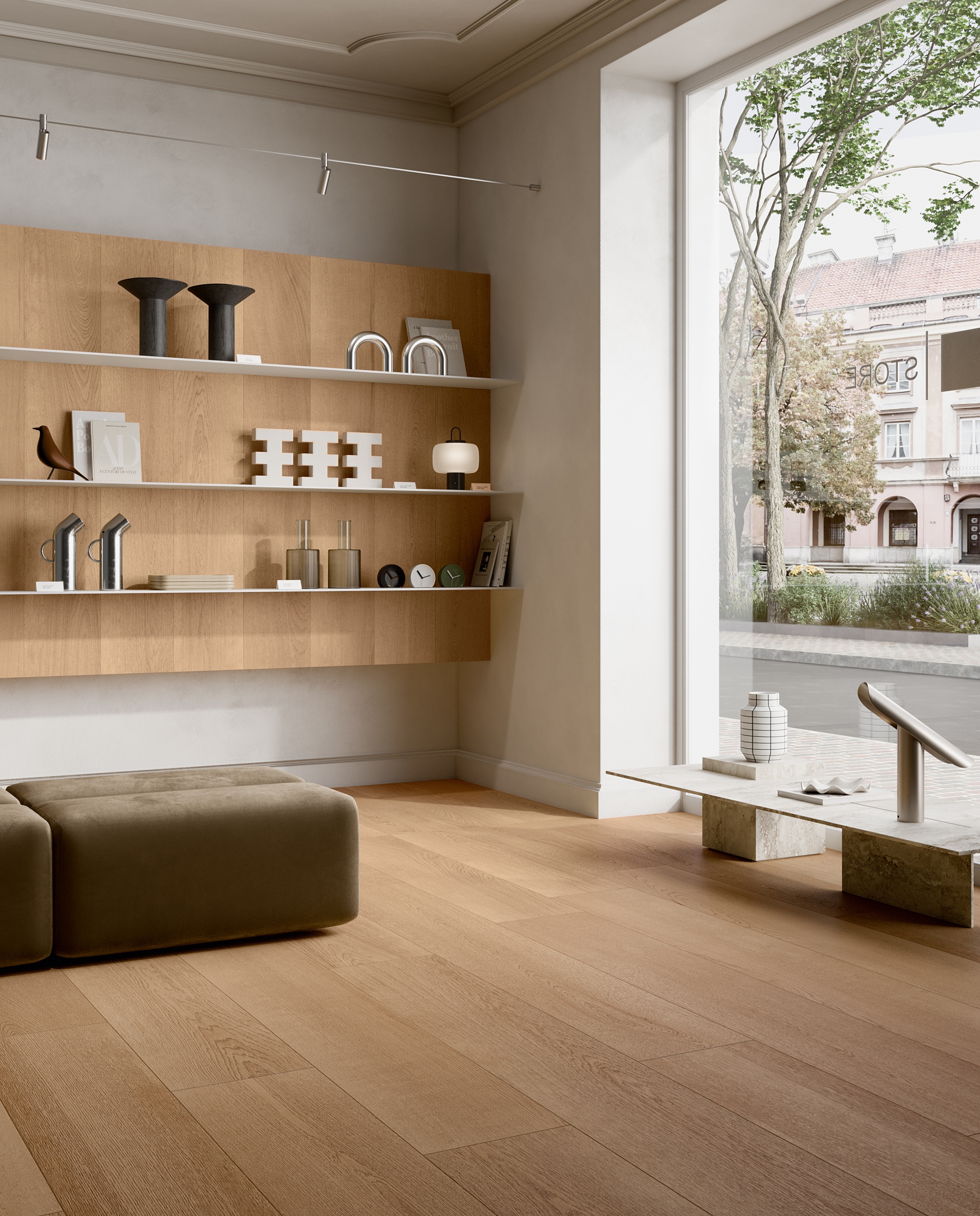 Fiese Holzoptik hell Gracewood Natural Sant Agostino hellbraun Holzfliese