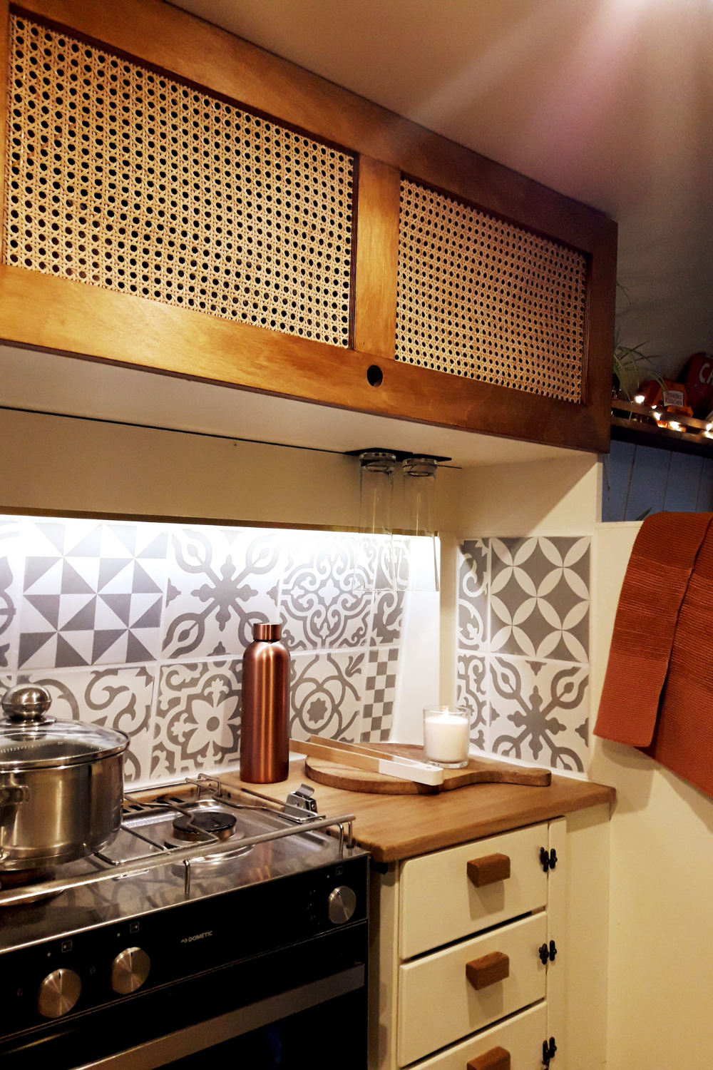 Fliese Patchwork Dekor Zementoptik grau Contrasti Grigio Decoro Mix Ragno by Marazzi